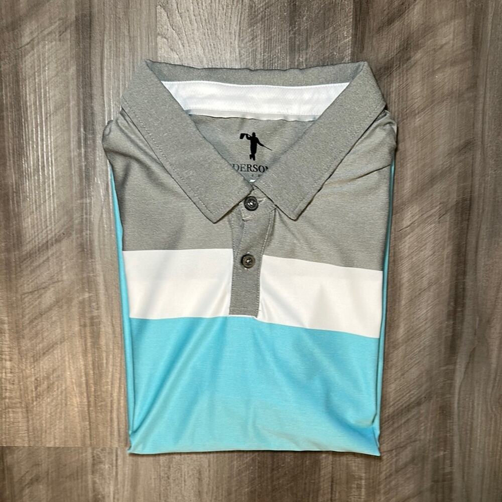 AndersonOrd Performance Color Block Golf Polo - 3XL